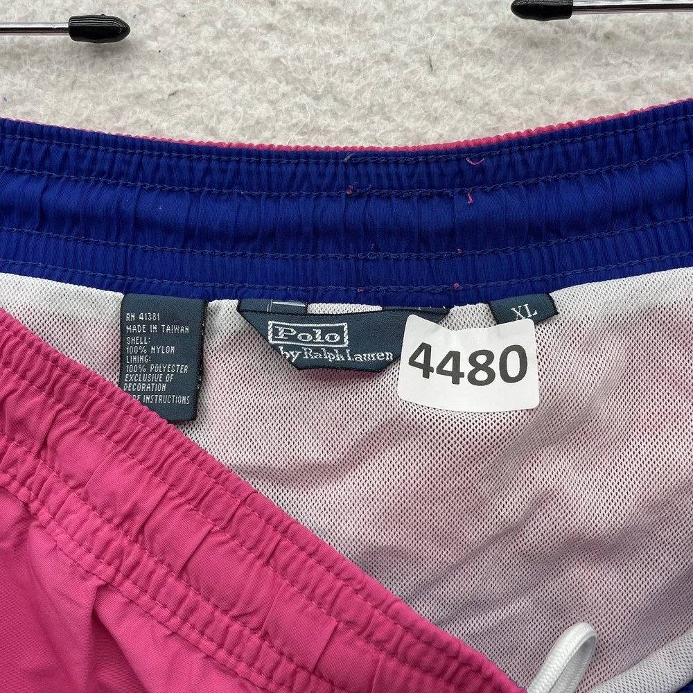 VTG Polo Ralph Lauren Swim Shorts Mens XL 5